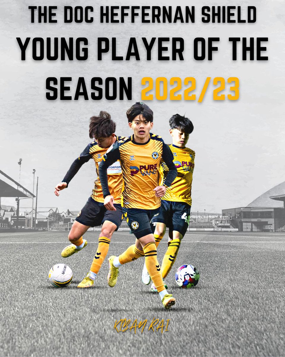 NewportCounty's tweet photo. Congratulations to Kiban on winning the Doc Heffernan Young Player of The Season Award!

#NCAFC🧡🖤 https://t.co/J2OxmLfU5d