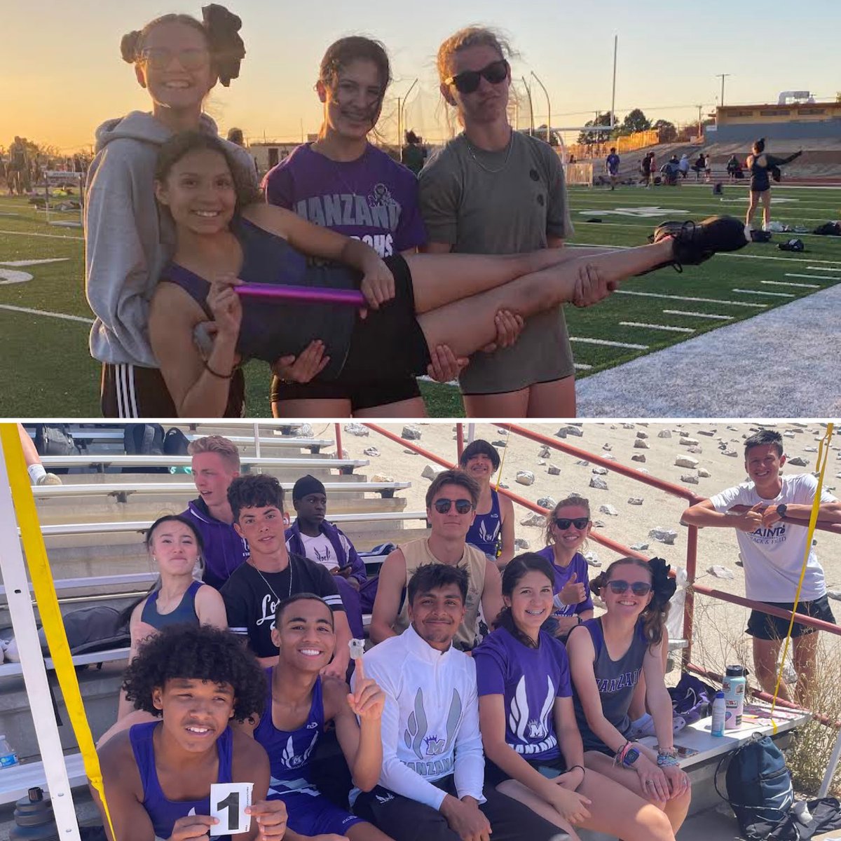 ManzanoMonarchs's tweet photo. Our boys and girls track teams had a fantastic weekend with 13 student-athletes earning a spot at the State Champs! Eddie Romero, Zach Steen, Justin Peterson Justin Duran, Junior Elijah Barber, Jaylen Lakes, Alethia Bigelow, Emma Gutierrez, Senior Marina Henderson, Sami Schuh. https://t.co/NsgaJCfH28