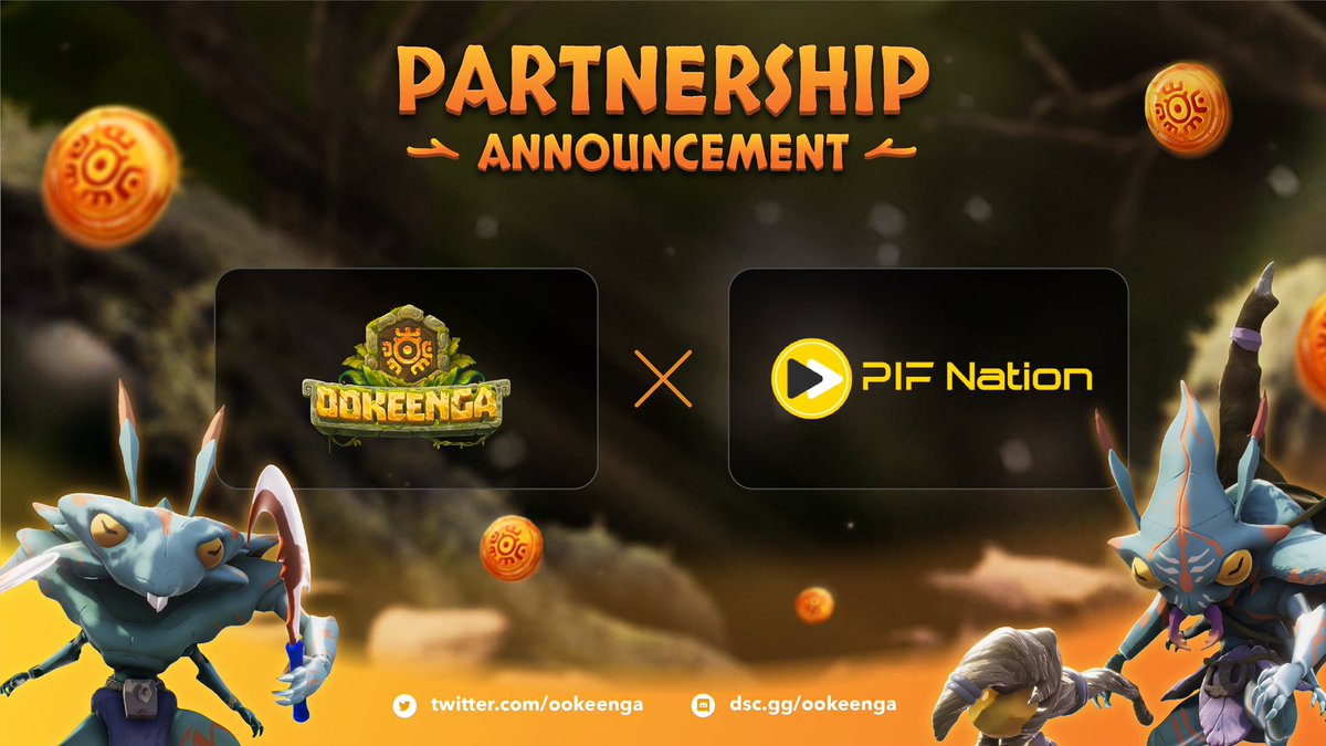 🤝 @Ookeenga has announced a collaboration with @PIF_Nation.

🎮 #PIFDAO is a platform that offers players with valuable opportunities to build on their #Play2Earn experience and establish a successful gaming career.

🔽 VISIT
ookeenga.io