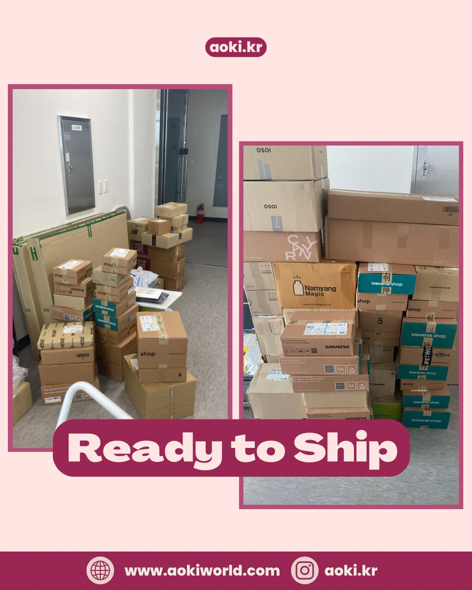 our packages are ready to ship 👀

#emsbyaoki