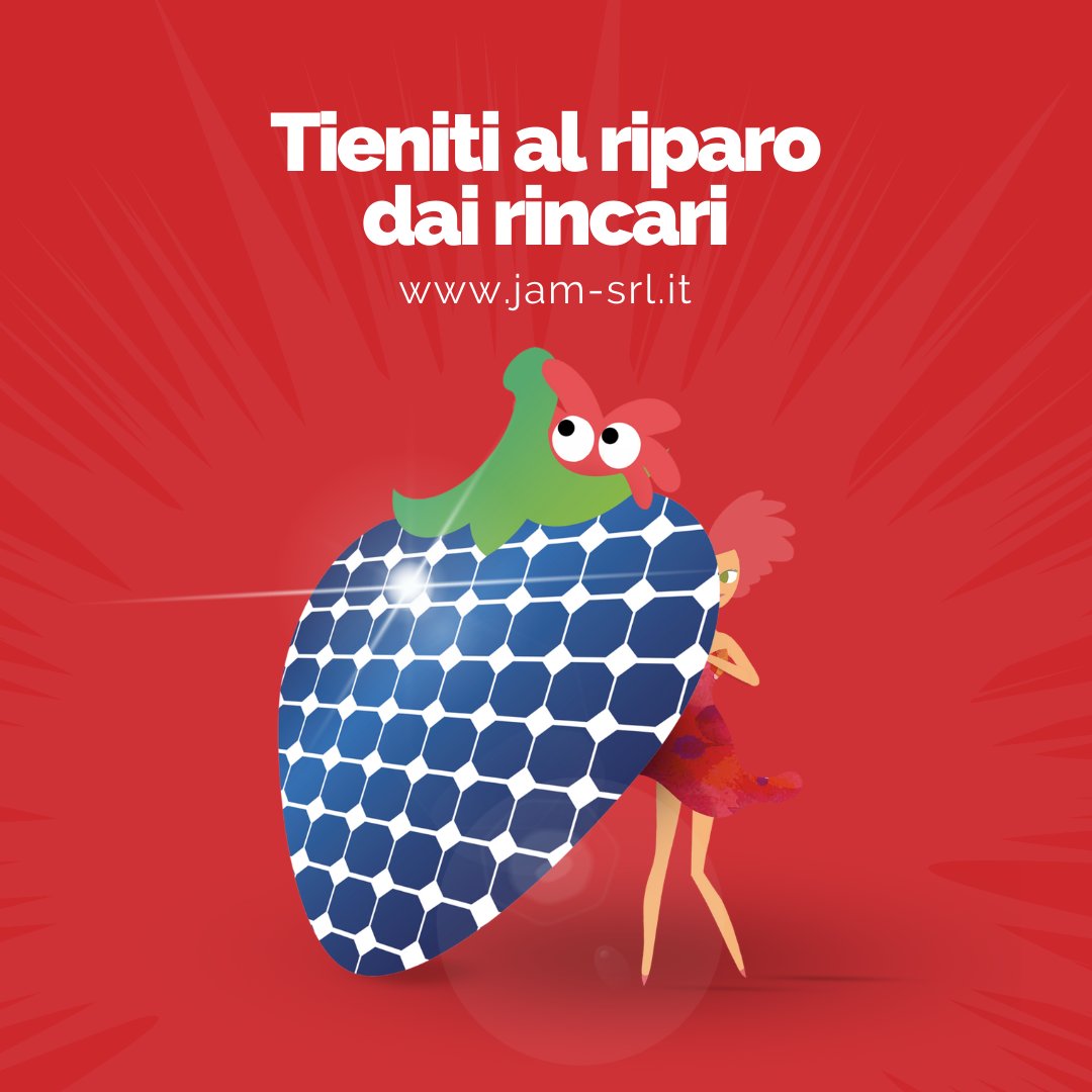 Cerchi una soluzione energetica a prova di esplosione dei prezzi e dei rincari? Richiedi una #consulenza gratuita e senza impegno con un esperto J@M per valutare il percorso migliore per te: jam-srl.it 
#Energia #Efficientamento #Fotovoltaico