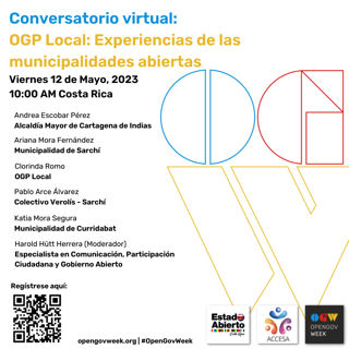 ACCESA te invita a participar de esta actividad virtual este 12 de mayo de 10:00 a.m. a 11:00 a.m.
Dale clic y regístrate en el siguiente enlace: survey.zohopublic.com/zs/ZaROeT
#ACCESSA
#OpenGovWeek