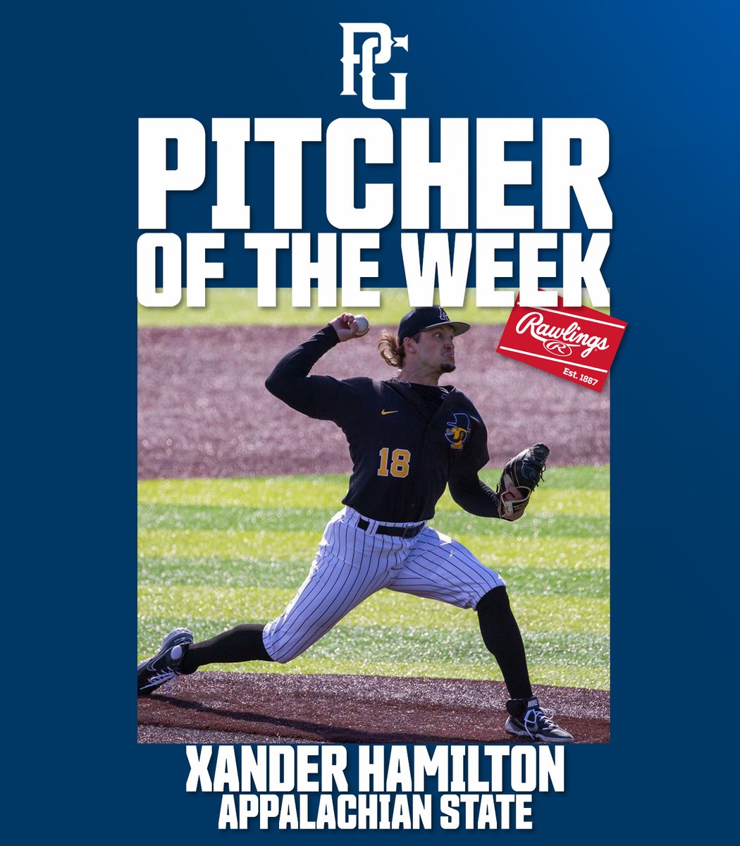 .<a href="/tommytroyfive/">Tommy Troy</a> continued to impress this week for <a href="/StanfordBSB/">Stanford Baseball</a>  while <a href="/AppBaseball/">App State Baseball</a>'s <a href="/hamilton_xander/">⚾Xander Hamilton⚾</a> was magnificent on the bump, as the pair take home this week's Player and Pitcher of the Week honors.

College Player, Pitcher of the Week
bit.ly/3M2Spz1