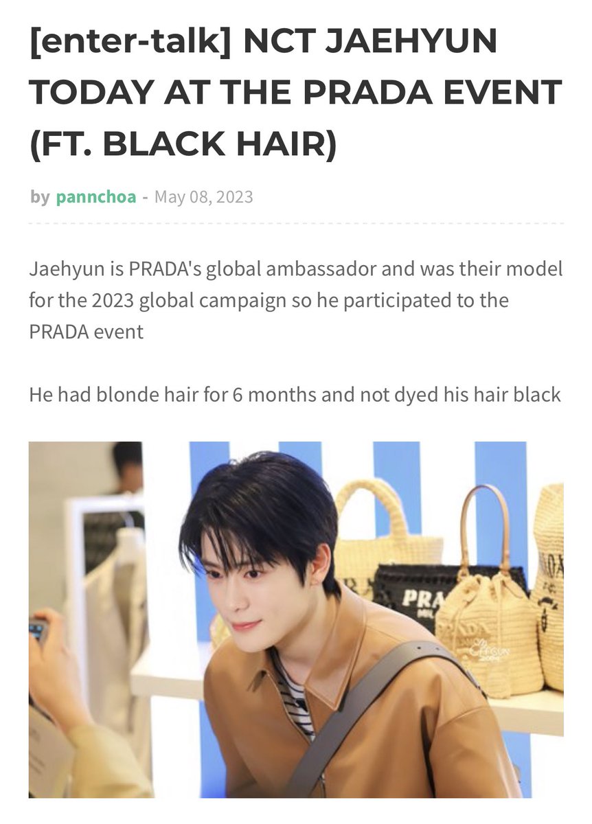 notpannchoa on Twitter "[ notpannchoa ] NCT Jaehyun dyes his hair back