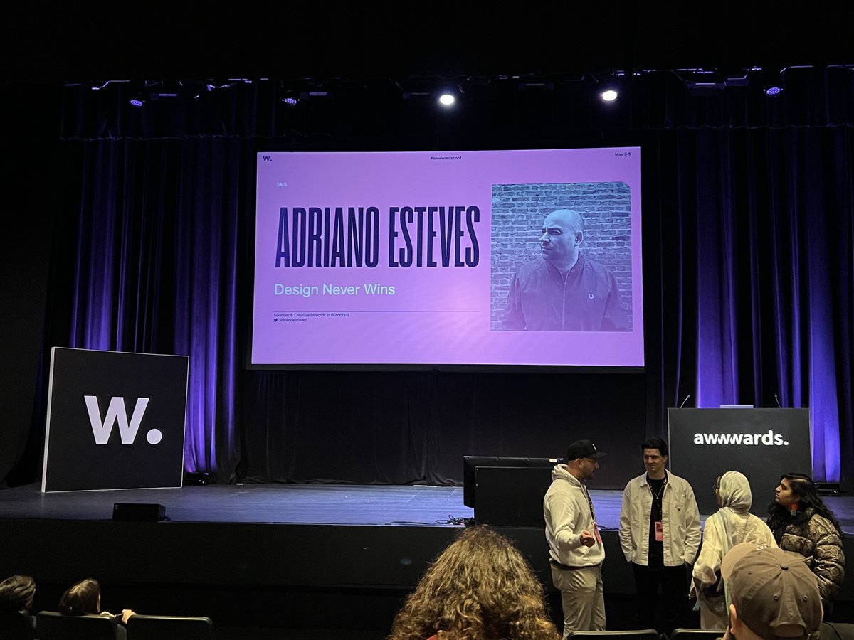 burocratik's tweet photo. We had a serious blast at this year's @awwwards conference in Toronto🇨🇦! It’s always refreshing to witness in person the most vibrant community of digital aficionados and this year it was no different.
Thank you Awwwards for the invite to our Talk, we hope everyone enjoyed it! https://t.co/aRMRQTBgPR