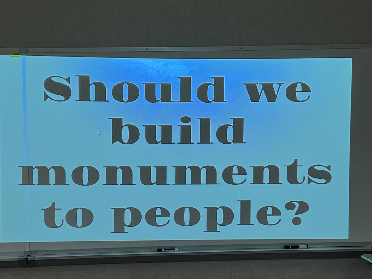 MrStuartofIndy's tweet photo. As we study the Renaissance, I love to pose this question to students. #wearewayne https://t.co/jE1L3AXFjQ