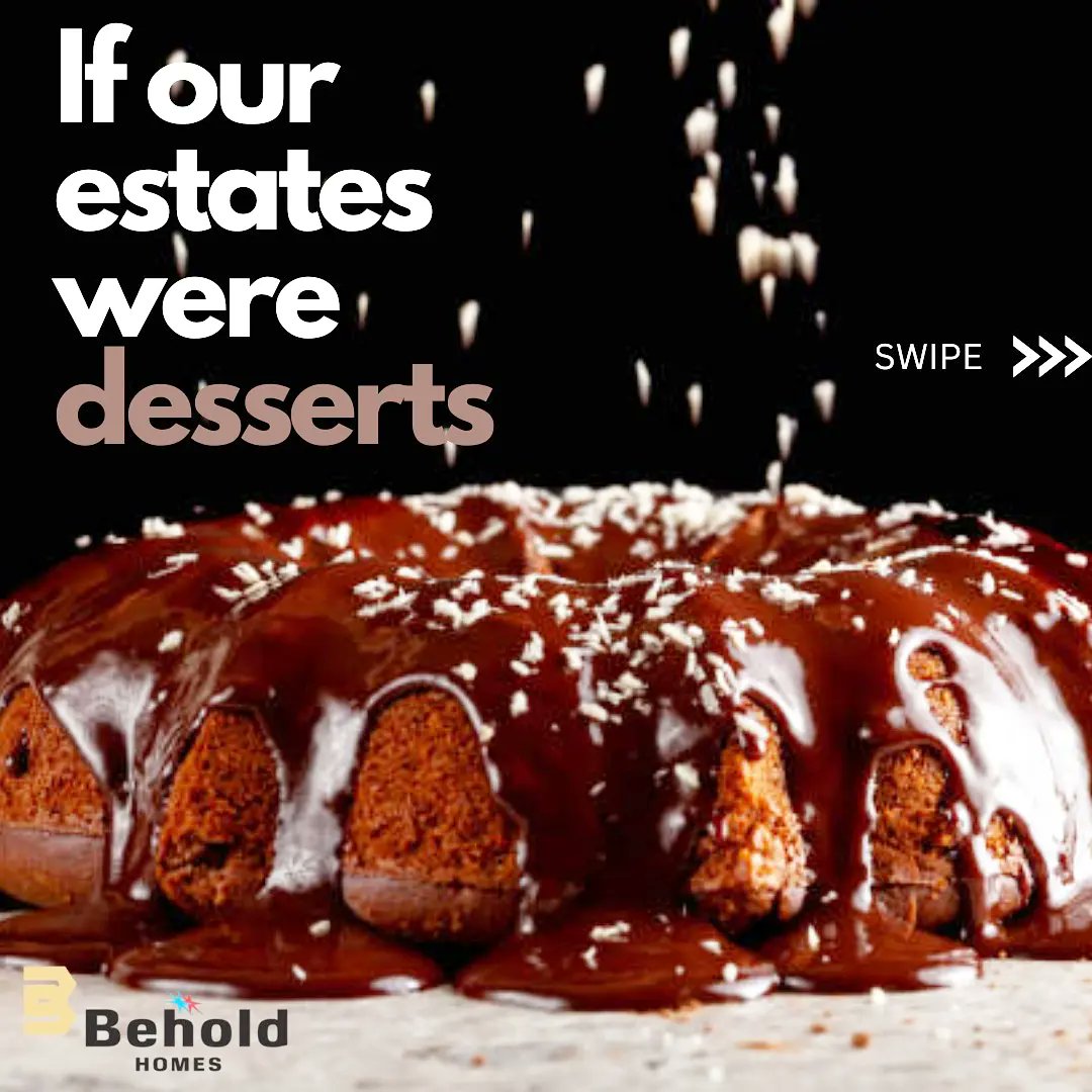 Behold_Homes's tweet photo. If our properties were desserts🎂, which of them would you go for ?
A. Sunrise Court
B. Behold Mini Court I
C. Behold Mini Court II
D. Behold Mini Court III
E. Behold Court IV
 #beholdhomes #propertiesinlekki #homesforsale #dessert #realestate #tribunal #Coronation #idan #DeGea https://t.co/O12AP1Hc3D