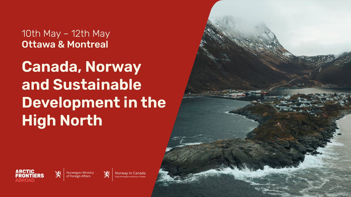NorwayinCanada's tweet image. Reminder: 

@arcticfrontiers is in Canada this week! 

Don't miss @NorwayAmbCanada Jon Fredriksen  talking about Norway's priorities for the upcoming Arctic Council Chairship.

Register here: tin2.no/BUeBlZw