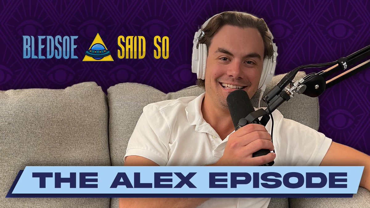 BledsoePodcast's tweet photo. This week, we’re proud to present THE ALEX EPISODE! The guys talk candidly about @alexwishon’s journey of awakening, his interest in numerology and his idea to start a podcast after meeting the Bledsoe family. 🤩✨ Catch the episode on Wednesday! 💁🏻‍♂️ https://t.co/qs4uEadKGs
