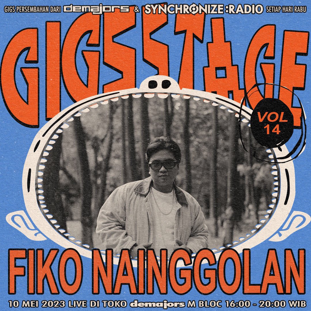 demajorsrecs's tweet photo. Nih yaa buat yang kangen Gigs Stage, welkam back Gigs Stage Vol.14!🎉🥳

Dimeriahkan oleh:
Manja
Fiko Nainggolan
@toscasoda 

Rabu, 10 Mei 2023
16.00-21.00 WIB
di [at]demajors Jakarta, M Bloc Space

Sampe ketemu Rabu soree👐🏼 https://t.co/ZyRTlj5dbw