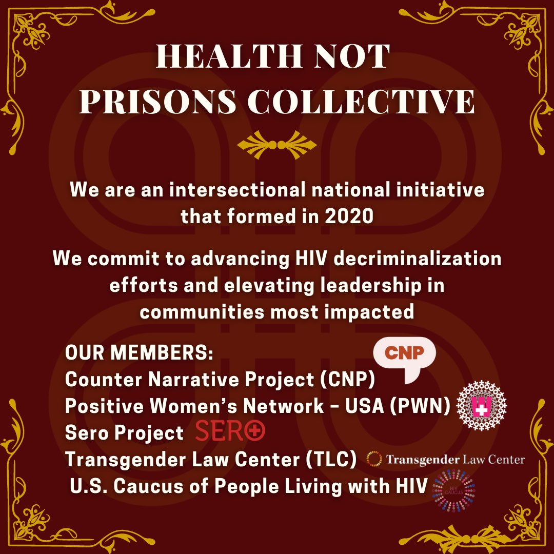 hnpcollective's tweet photo. greetings!! health not prisons is now on twitter! here’s an intro to our collective, be sure to share! 🙌🏼 #PLHIV #HIVDecrim #HNPCollective #HealthNotPrisons https://t.co/fsTSaL1oyv