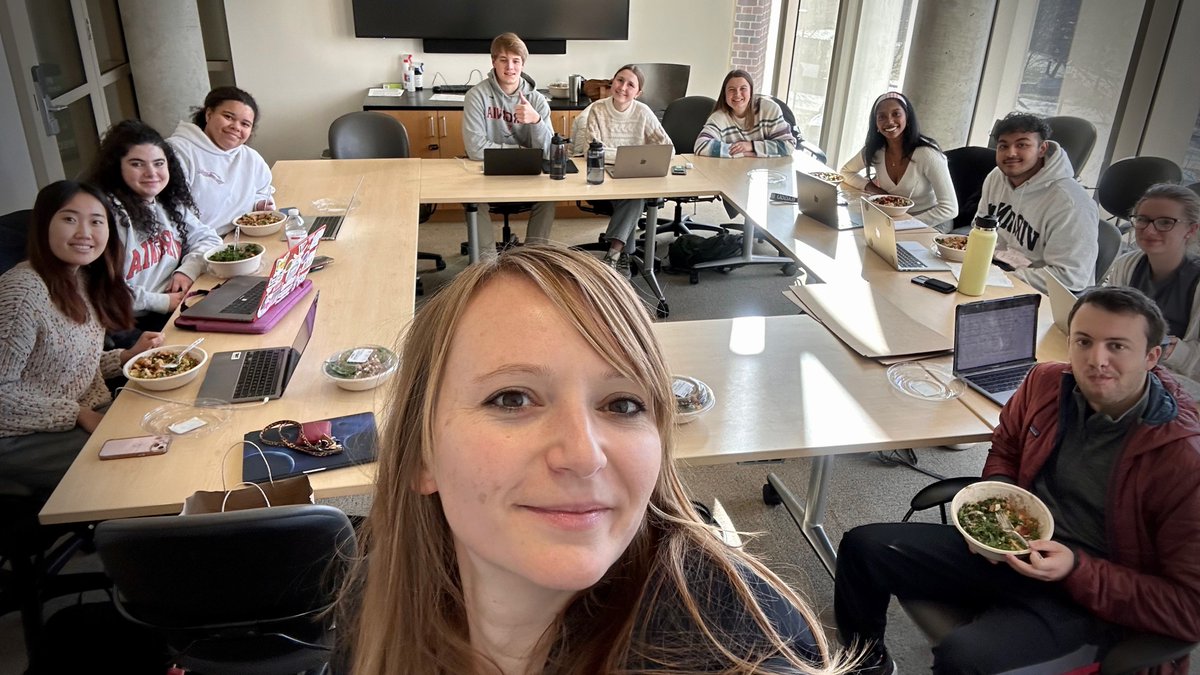 MeadEndowment's tweet photo. Whats for lunch? Peptides, proteins, viruses and fentanyl. Professor Jelena Samonina bonds with students at the molecular level.https://t.co/1tLZZV3E1F https://t.co/K8G1Cs2NMT