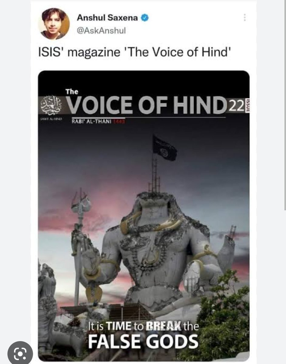 Harixph's tweet photo. @erbmjha Some states are actually in solidarity with i$!$ , see their cover magazine in past https://t.co/8Plq5QghN3