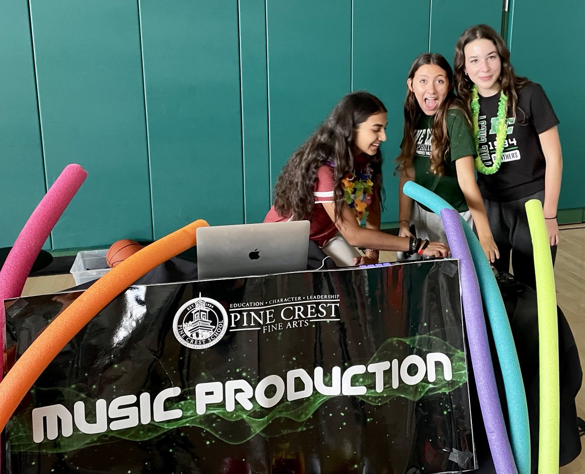 PineCrestArts's tweet photo. #PCMusicProd students spun up our favorite summertime jams last Friday at the #PCMiddleSchool Beach Bash! 🌴☀️🎶 #PCFineArts https://t.co/OjeR3vOWtD