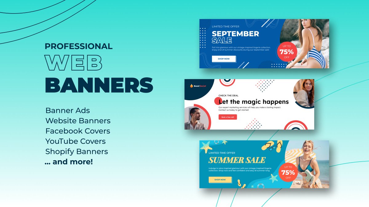 micwebcreation's tweet image. Want to make your website stand out? Let me help! I specialize in creating stunning and effective banners for your site. Check out my Fiverr gig for professional design services. 
fiverr.com/s/2Z9w44
#webdesign #FiverrGig #banners #graphicdesign"