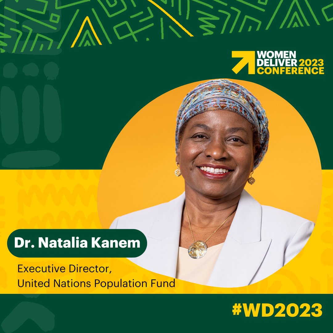 WomenDeliver's tweet photo. You know we love to talk about women's health 🩺 — especially #SRHR!  

That's why we are very excited to welcome Executive Director of @UNFPA @Atayeshe to the #WD2023 speakers line up.  

Register here 👇 to attend the Conference this July! 
https://t.co/oDsqRCQ6KX https://t.co/tHck4ivnXN
