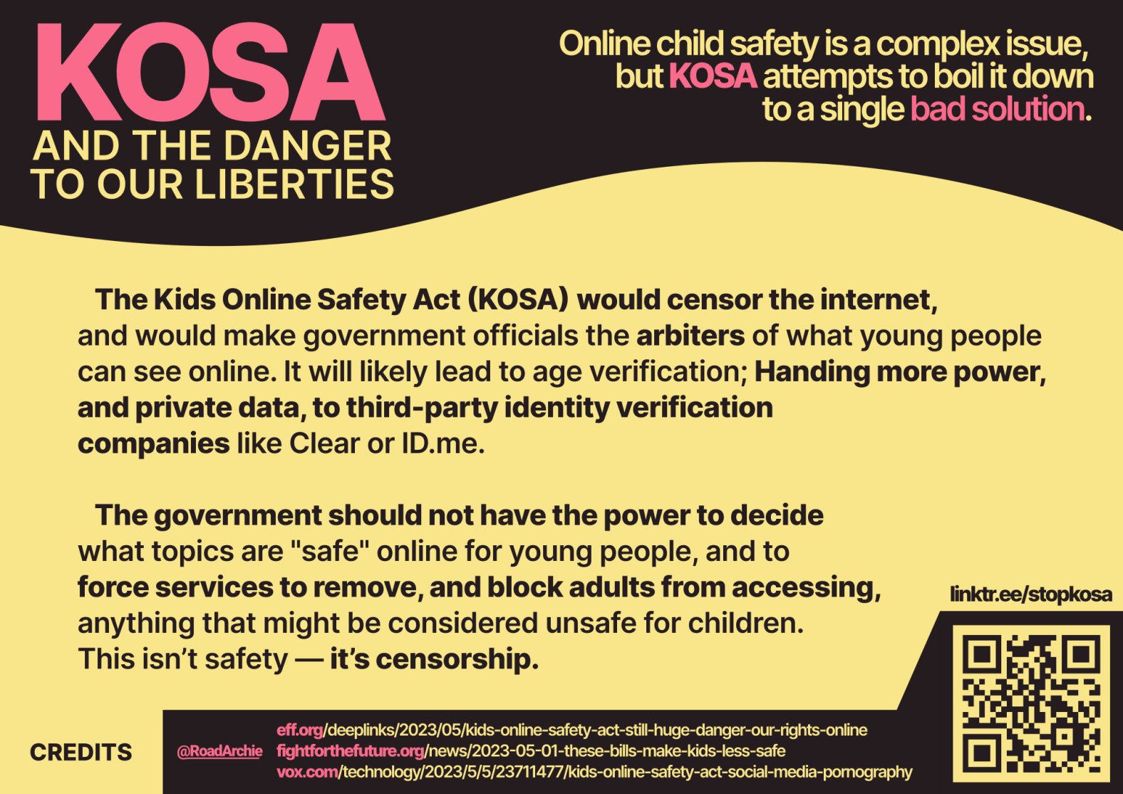 may⁷ (temp ia) on Twitter "We need to talk about KOSA It's a bill