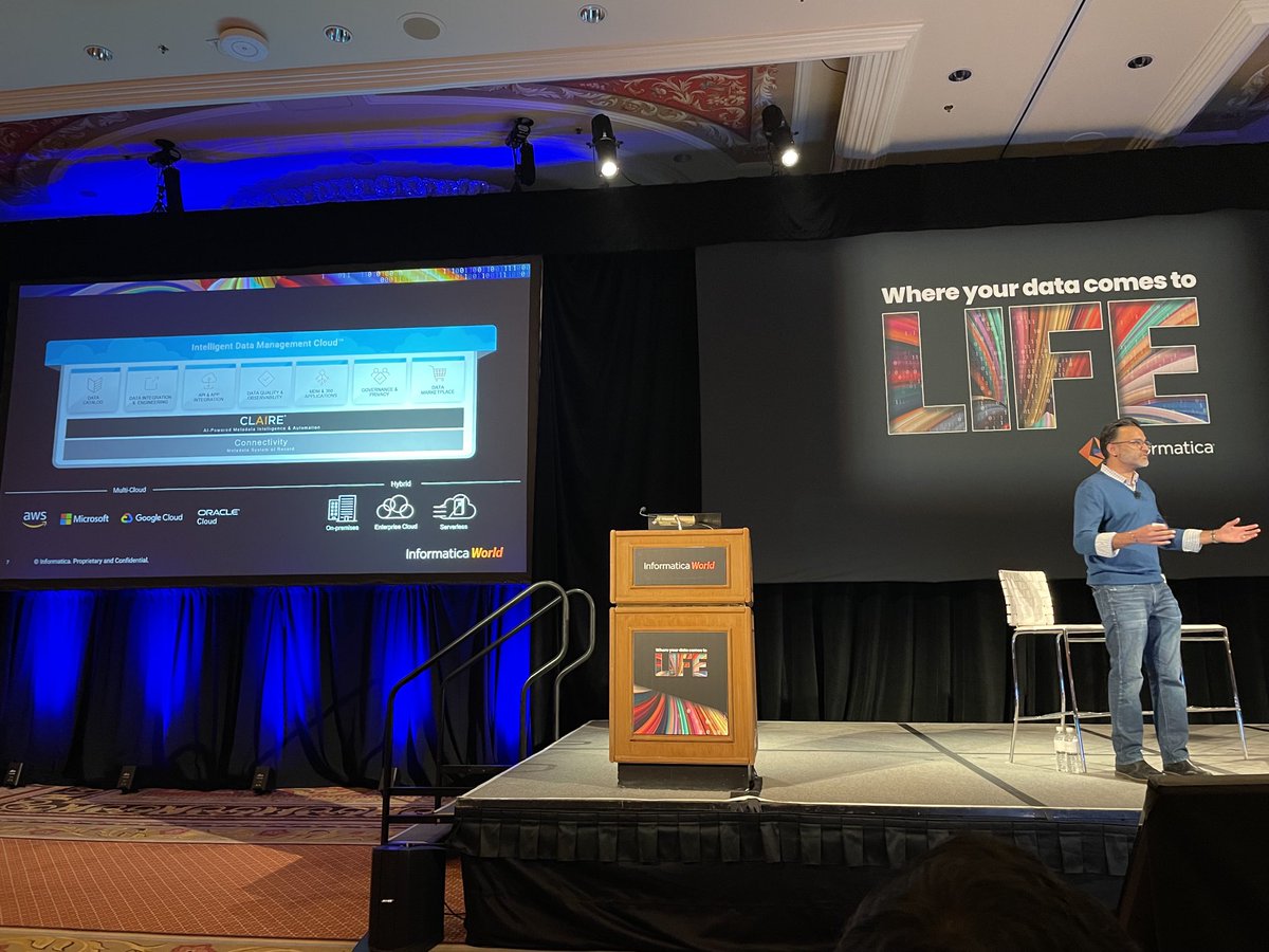 bigdatamom's tweet image. #InformaticaWorld kicked off in style by ⁦@DataGhai⁩!!!