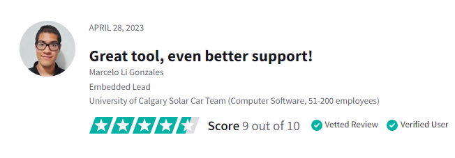 percepio's tweet photo. This #Tracealyzer review from University of Calgary Solar Car Team definitely puts us in a sunshine state of mind. 😎

Learn more about Tracealyzer and the Calgary Solar Car here >>> https://t.co/Y5GeOXrz09

 #embeddedsoftware #reviews #softwaredebugging https://t.co/CelQgv9125
