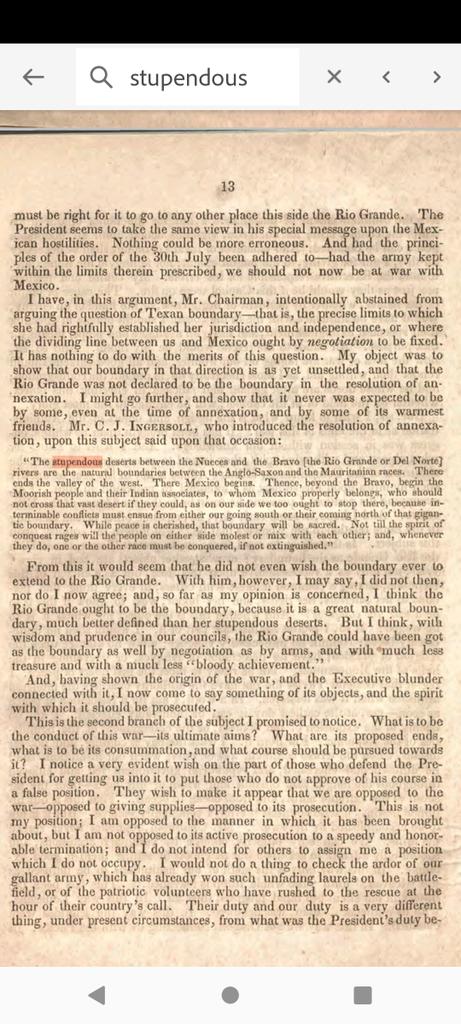 Speech of Mr. Stephens, of Georgia, on the subject of The Mexican War, Delivered in the House of Representatives, U.S., June 16, 1846.
library.uta.edu/usmexicowar/it….