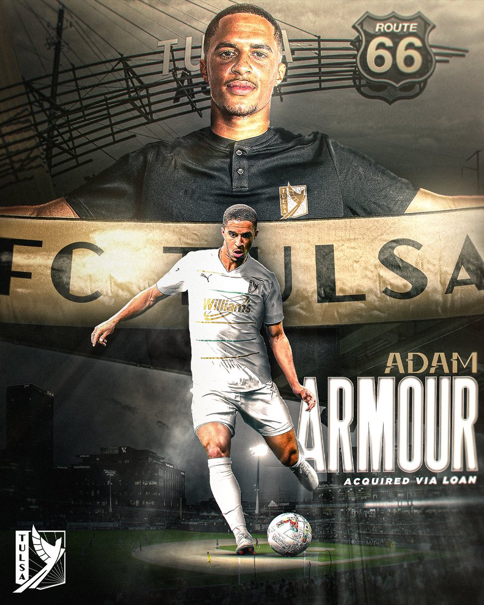 A former <a href="/USYNT/">U.S. Soccer YNT</a> star is T-Town bound 🇺🇸

We’ve acquired 20-year-old and former <a href="/CharlotteFC/">Charlotte FC</a> defender <a href="/ArmourAdam/">Adam Armour</a> via MLS loan for the remainder of the <a href="/USLChampionship/">USL Championship</a> season! 💪

🔗 bit.ly/3HRiwqe

#ForTulsa | #GassedUp⛽️