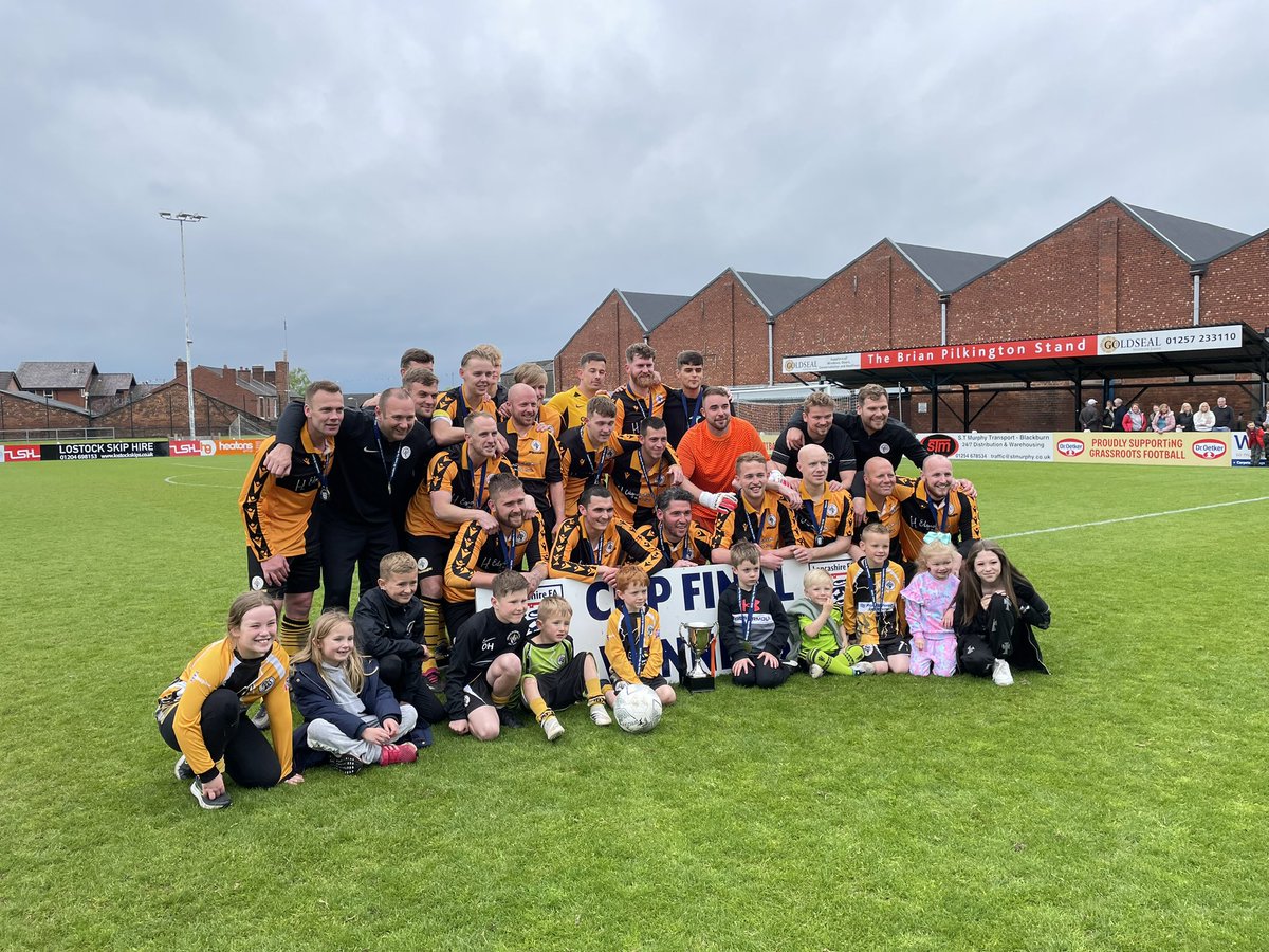 LancashireFA's tweet photo. County Cup Coverage | 🏆 

Congratulations to the @interfitout Amateur Shield Champions 2023 Hesketh Bank AFC!

#CountyCupFinals23 https://t.co/xn13tM581u
