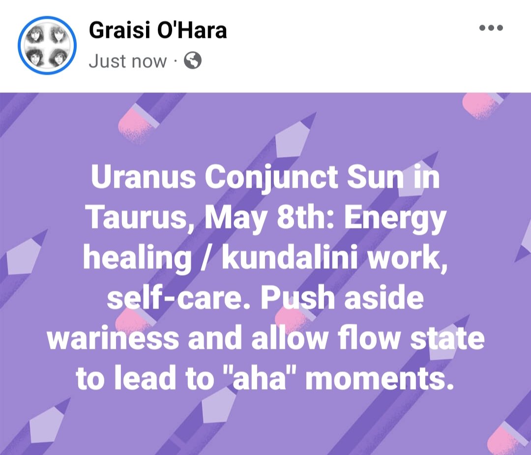 esotericfaery's tweet image. #uranusconjunctsun #sunintaurus #uranus #taurus #2023astrology #astrology2023 #astrology #energyhealing #kundalini #mayasrology #taurusseason #may8 #may8th #flowstate #epiphany #epiphanies