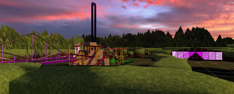 SBCP_VRChat's tweet photo. Background trees going in, reeeeally helps to make the whole place feel less empty IMHO :A

#vrchat #sblbrandfest #storebrandland https://t.co/8kFyQlBrD3