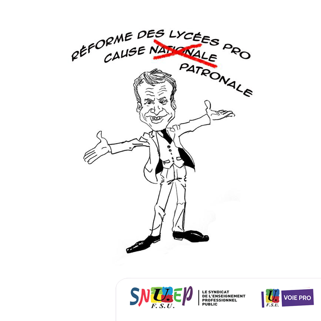 ➡Réforme des lycées pro
🟰Cause Patronale
#snuepfsu #lyceepro #FSUVoiepro #Macron #sauvonslelyceepro #gouvernement #réformedeslycéesprofessionnels #FSU #reformedeslyceespro #voiepro #AveclaFSUpourGagner #PacteEnseignant