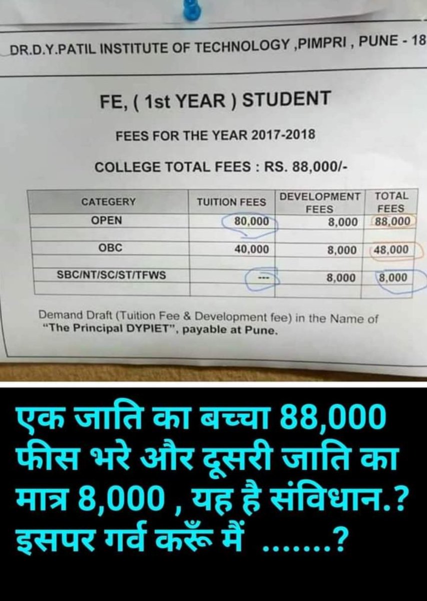 surendarsingh17's tweet photo. ये भेदभाव क्यों ?? आज की तारीख में कोई सवर्ण अमीर रहा नही तो भेदभाव क्यों ??

#EWS_आरक्षण_30_प्रतिशत_करो https://t.co/hwB4a1FyrR
