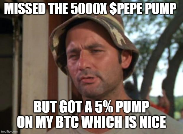 slow but steady #Bitcoin  #PEPE