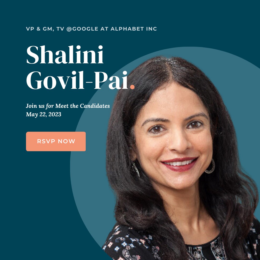 theboardlist's tweet photo. 📣 Connect w/ 16 #leaders at our May 22 🤝 Meet the Candidates 🤝 event, including:

⭐ @nadia_hansenSF, Digital Transformation Exec,  Former @salesforce &amp; #CIO
⭐ Antwane Owens, Finance Executive
⭐ @shalinigovilpai, VP &amp; GM, TV @Google
 
🗓️ RSVP Today!: https://t.co/d2qhh8QWw5 https://t.co/zBQJouQbLj