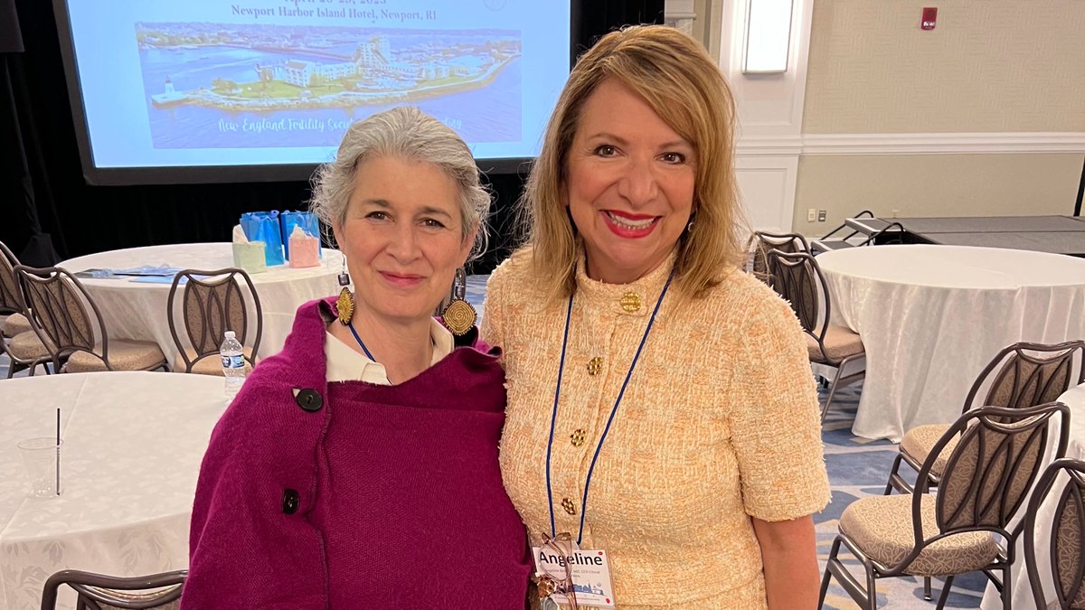 illumefertility's tweet photo. Last week at @NEFS90's annual meeting, our Patient Advocate @RosenthaLisa represented Illume Fertility by teaching a special “Yoga by the Sea” class, presenting one of our research studies, and connecting with leaders in the family-building space. #advocacy #infertility https://t.co/J5ZyDNOCsu