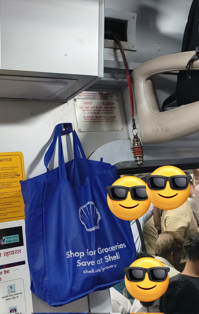 _viralshah's tweet photo. "Alarm chain can hang as is, I need to hang my bag." https://t.co/Vv6NdUnojP