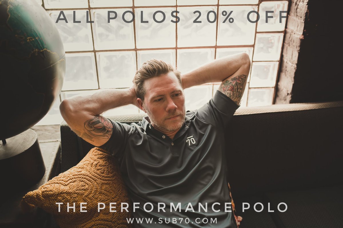 Sub70Apparel (@sub70apparel) on Twitter photo Time to stock up on polos for the golf season.  All polos are 20% off for a limited time. 
golfsub70.com/sub-70-golf-ap… Time to stock up on polos for the golf season.  All polos are 20% off for a limited time. 
golfsub70.com/sub-70-golf-ap…