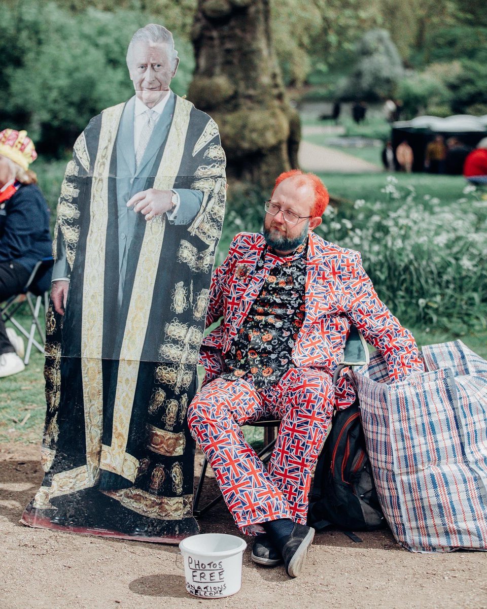 GarconJon's tweet image. Eccentricities in London at the weekend for WWD #KingsCoronation