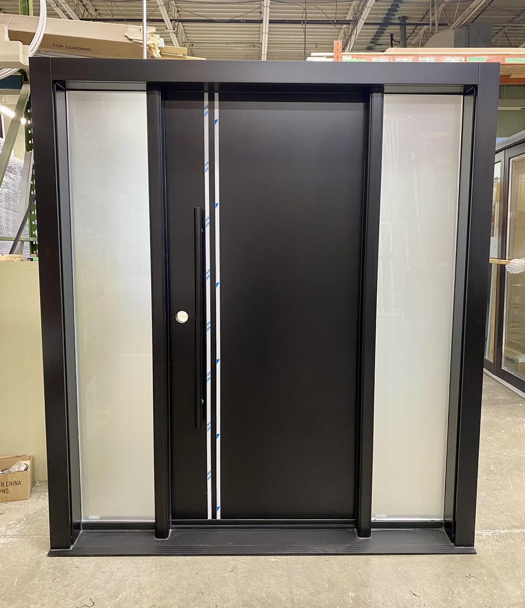 NorthviewWD's tweet image. STEEL #SINGLEDOOR WITH 2 FULL #GLASSSIDELITES
northviewcanada.com/contemporary-e…
Our #moderndoors are created using high-quality materials and craftsmanship, so they will endure for many years.
Frame size: 71 x 82
#frontdoors #homeowners