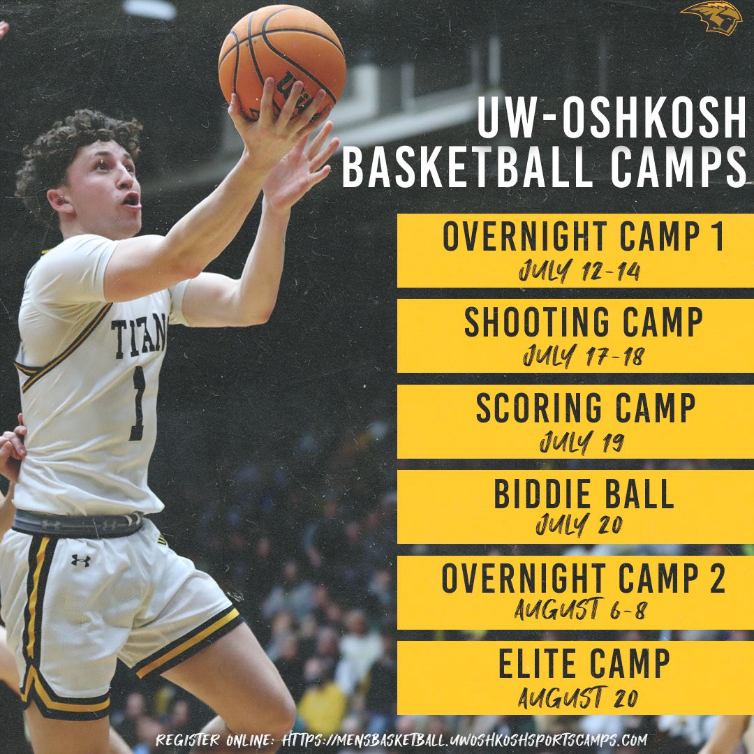 It's a great day to register for summer camp! We are offering several great basketball opportunities throughout July and August. Our players and coaching staff can't wait to get in the gym with our campers! #GDTBAT #OneFist