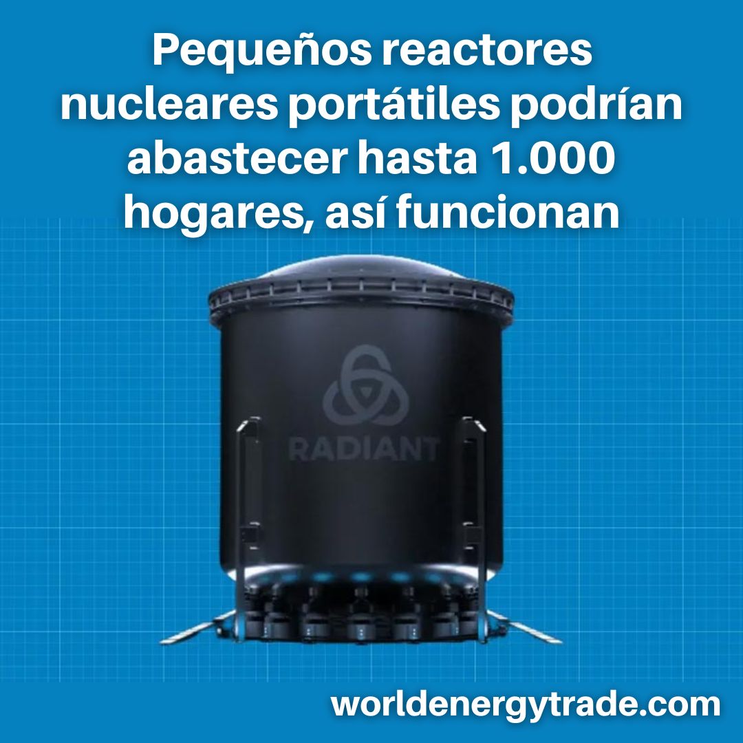 WorldEnergyWire's tweet photo. Un pequeño reactor nuclear portátil podría suministrar energía hasta a 1.000 hogares, sólo necesitaría repostar una vez cada cinco años y sería capaz de utilizarse en lugares remotos https://t.co/35ZszwBAzo

#nuclear #energy #noticias #engineering https://t.co/YhXK5sGO9T