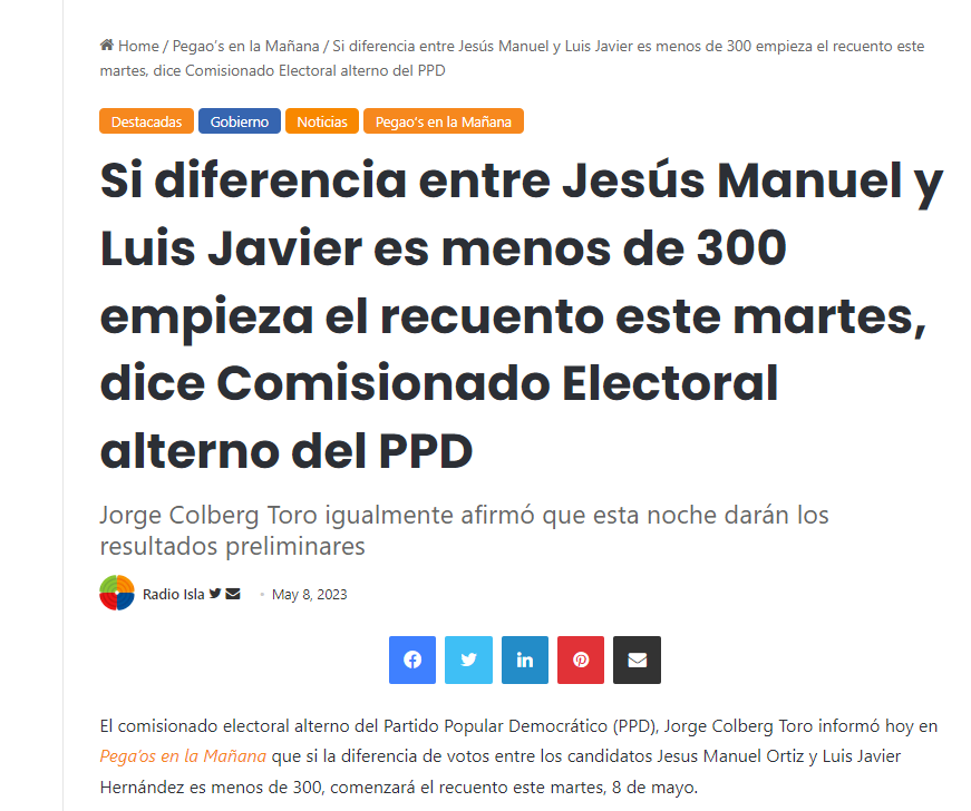 VerdadEsPoder's tweet photo. Ayer decía que si la diferencia entre candidatos no alcanzaba los 1,000 votos, haría falta recuento. Pero ahora finalmente acepta que solo hace falta que sea menos de 300 votos.

#PrimariaPPD
https://t.co/kSc6p7jWeK https://t.co/1murQ0vKCB