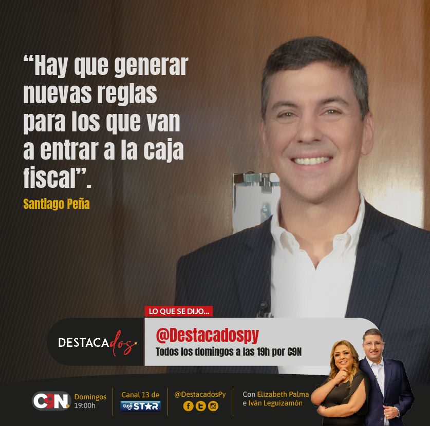 Destacadospy's tweet photo. Ayer en exclusiva con @SantiPenap 

#Destacadospy todos los domingos a las 19 por #C9N con #LaVerdadDetrásDeLaNoticia https://t.co/5g0Z8qcVc3