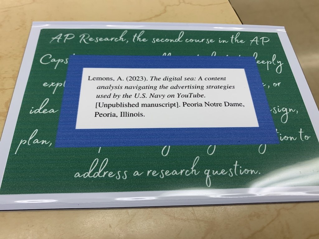 Peoria Notre Dame HS tweet media