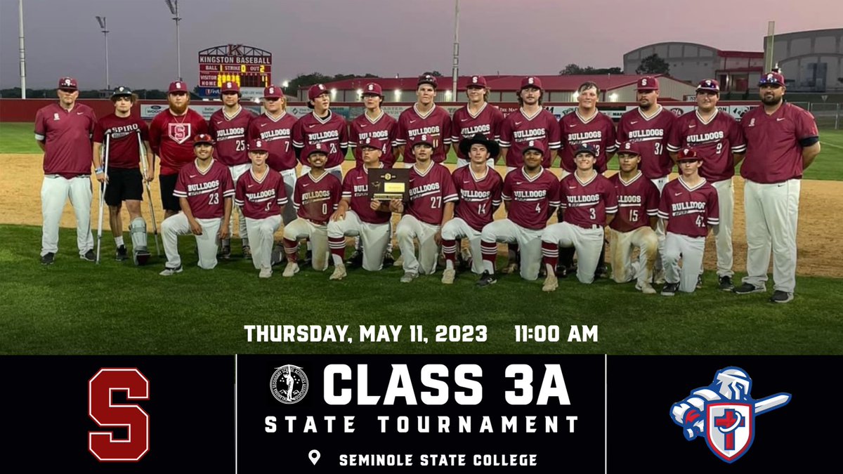 📅 Thursday, May 11, 2023
⌚️ 11:00 am
📍 <a href="/SSCbaseball/">Seminole State Baseball</a> 
🆚 <a href="/okcs_baseball/">OCS Saints Baseball</a> 

#LETSROLL 🐾🚩🏆