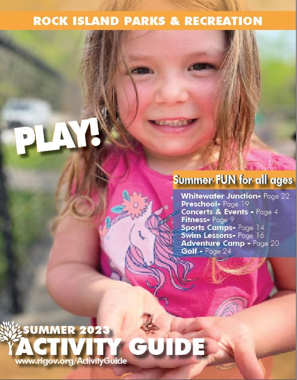Summer Registration is Now Open! 
Check out our online Activity Guide! Concerts, Events, Sports Camps, Preschool, Swim Lessons, Fitness Classes and more!  rigov.org/ActivityGuide