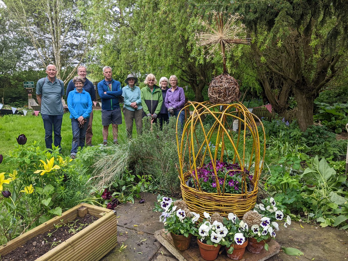 Thank you to the amazing volunteers who joined us today for the Earthworks #BigHelpOut . The group have done a fantastic job of tackling the weeds in our ornamental gardens in preparation for our Open Garden on 20th May! #community #Coronation2023 #volunteering