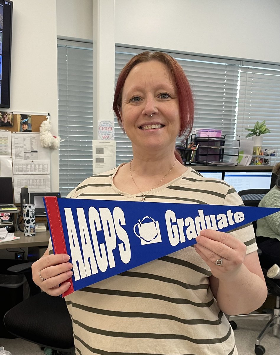 We are proud of our AACPSGrad Mrs. Patton <a href="/RHLeeESAACPS/">RHLeeESAACPS</a>  She attended Bodkin Elementary, Chesapeake Bay Middle, and Chesapeake High School! She is one of our awesome secretaries! #ProudAACPSGrad  #AACPSFamily