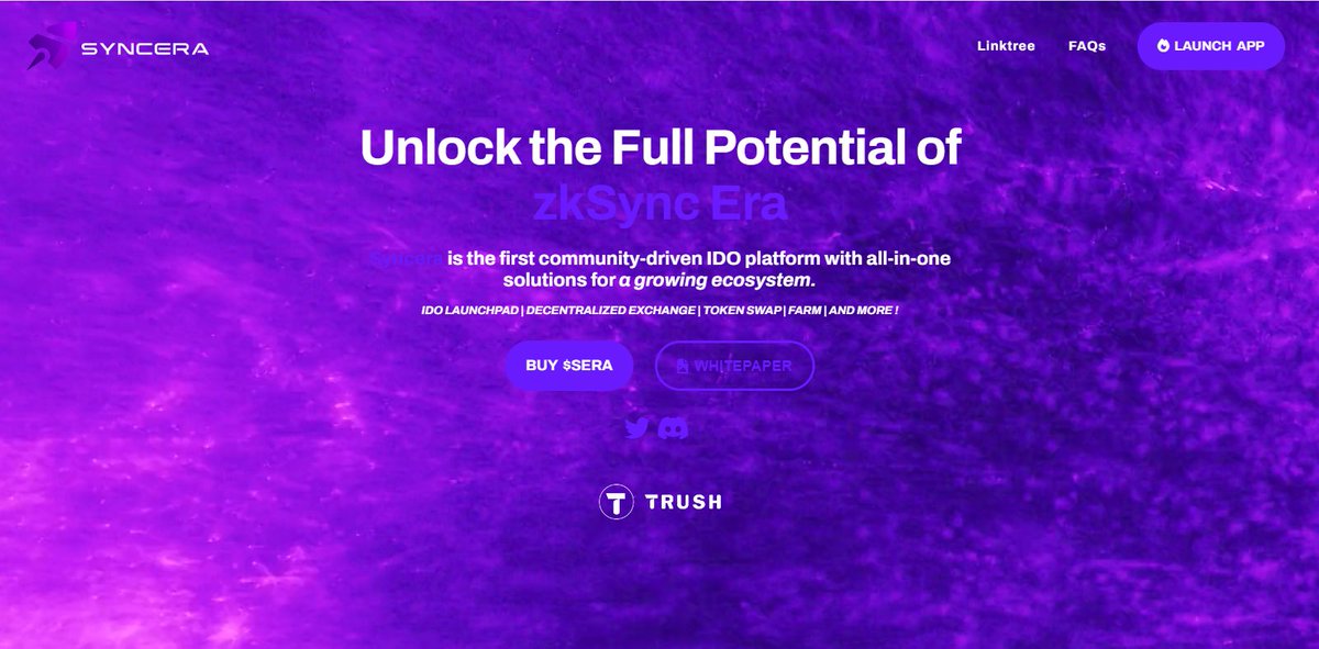 lucarigo79's tweet photo. Best launchpad πππππ
Easy-to-use and beautiful
#zkSync #Syncera #launchpad #airdrop
@Syncera_io https://t.co/wEZdzPyqOH
