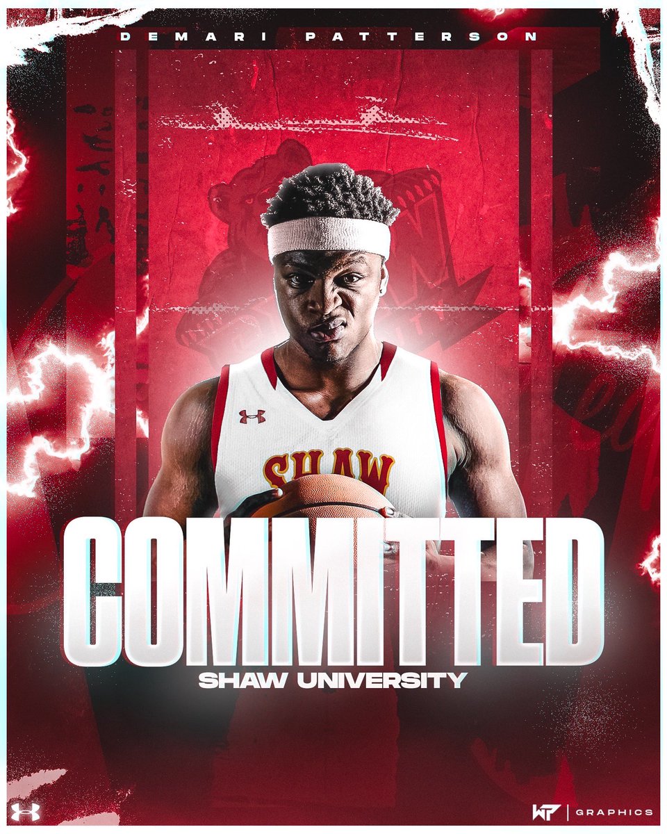 Extremely proud of <a href="/PattersonDemari/">Demari Patterson</a> for continuing his basketball and academic career at Shaw University. Go get em