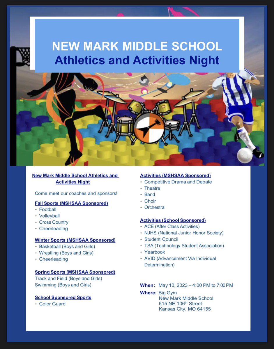 New Mark Northstars PTSA tweet media