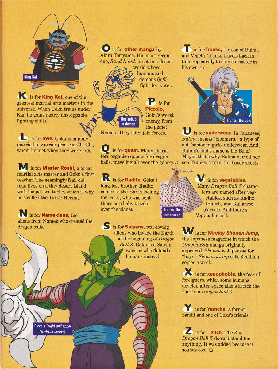 Dragon Ball A-to-Z
#GokuDay

(From Nickelodeon Magazine #110 - April 2005